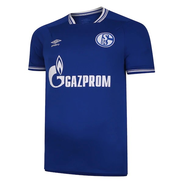 Camiseta Schalke 04 Replica Primera Ropa 2020/21 Azul